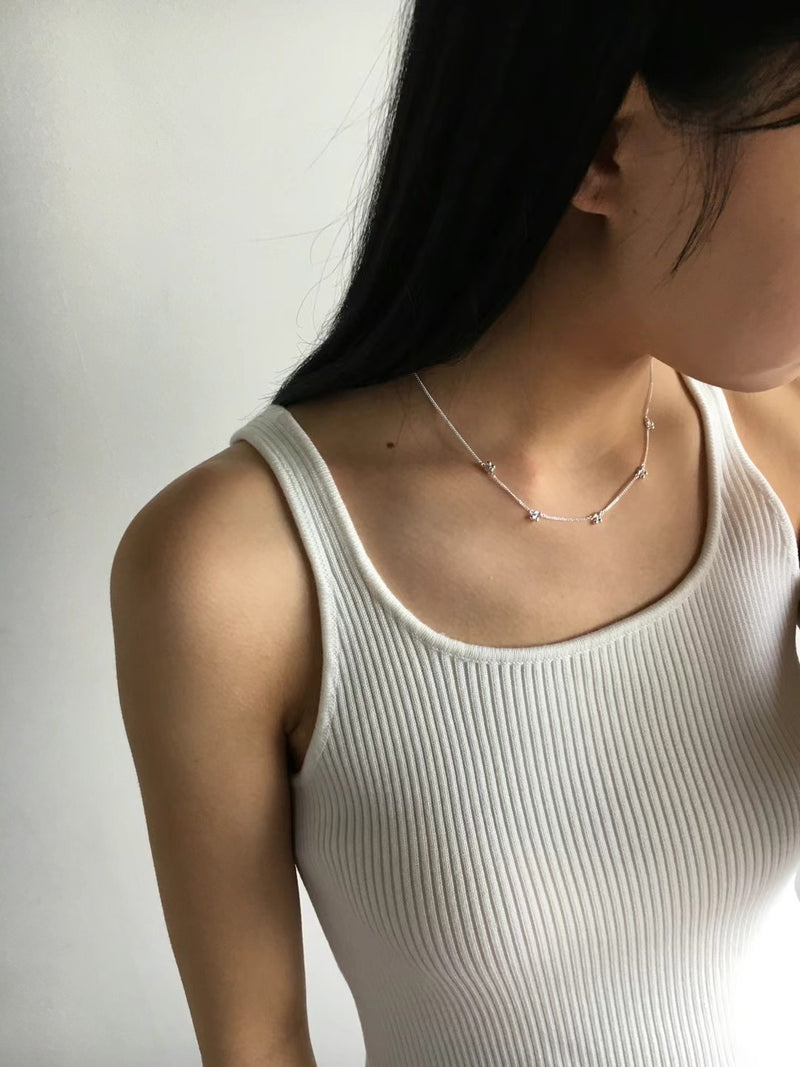 925 Silver cherry necklace