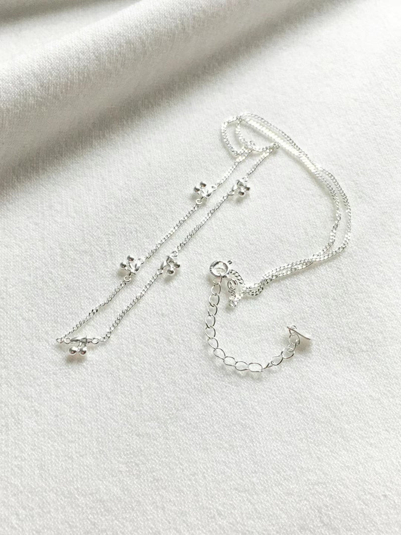 925 Silver cherry necklace
