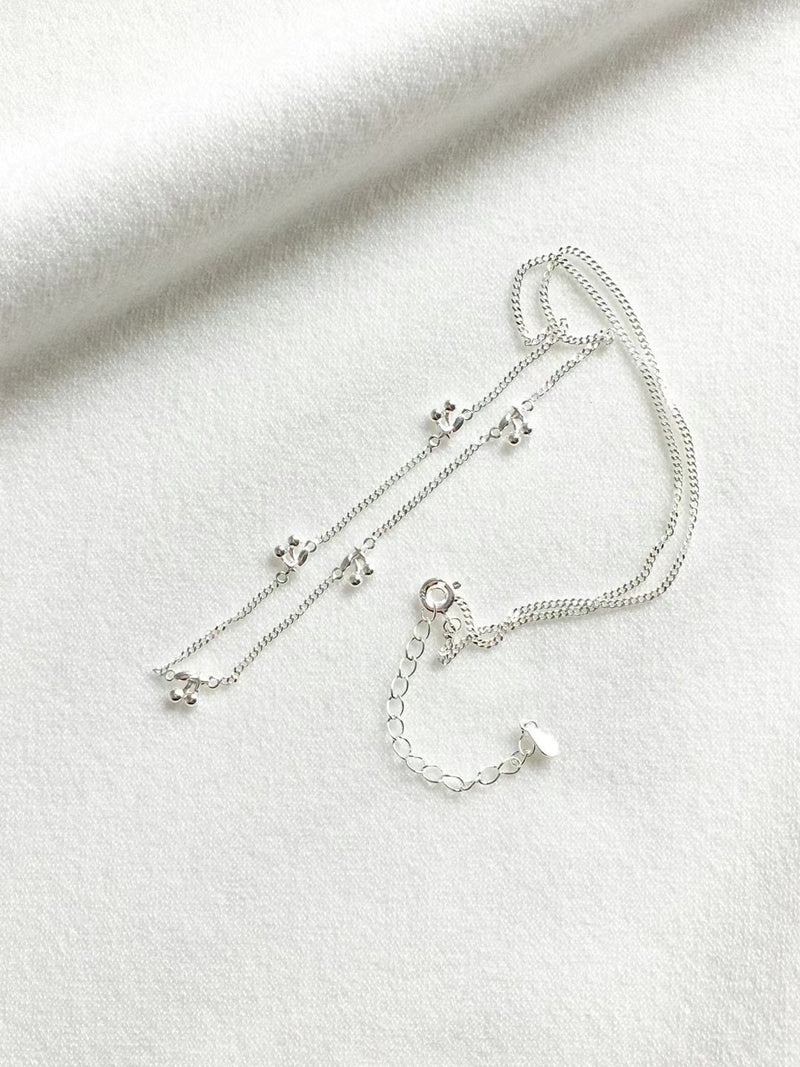 925 Silver cherry necklace