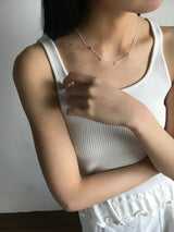 925 Silver cherry necklace