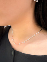 Matte chain necklace