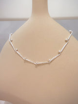 Matte chain necklace