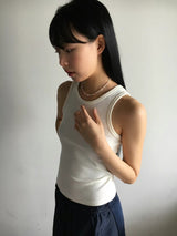 925 white daisy necklace in color beads
