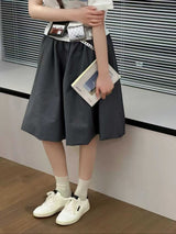 White leather sneakers