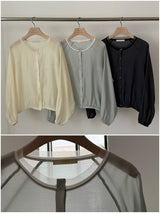 Butter yellow smooth soft outer w/ mesh collar