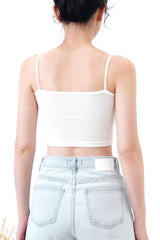 White square bra top in thin straps