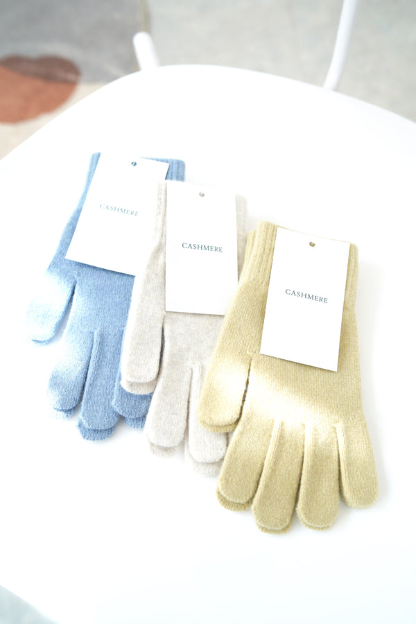 Cashmere wool gloves