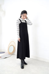 Black wide leg jumpsuit