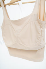Smooth inner w/ fixed bra pad