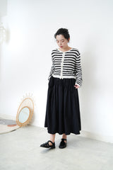 B&W stripes cardigan