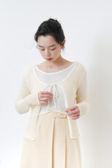 2in1 cardigan top