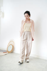 Sakura sheer chiffon shirt