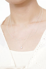 Minimal 925 silver necklace