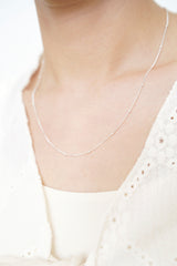 Minimal 925 silver necklace