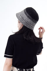 Black gradient bucket hat