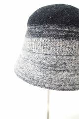 Black gradient bucket hat