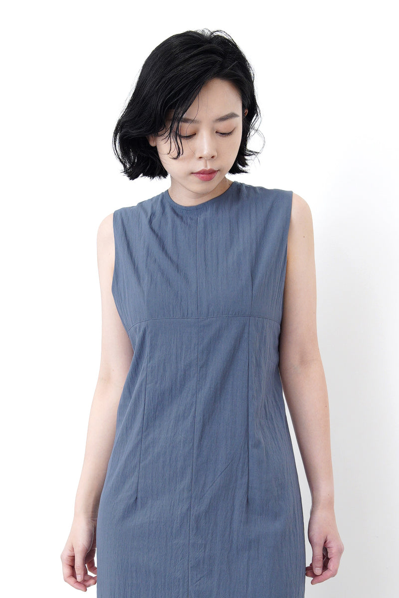 Steelblue one piece in twist open back