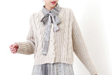 Grey elegant pattern pleats dress w/ strap