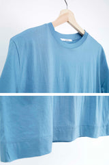 Cyan basic tee top
