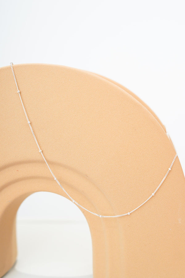 Minimal 925 silver necklace