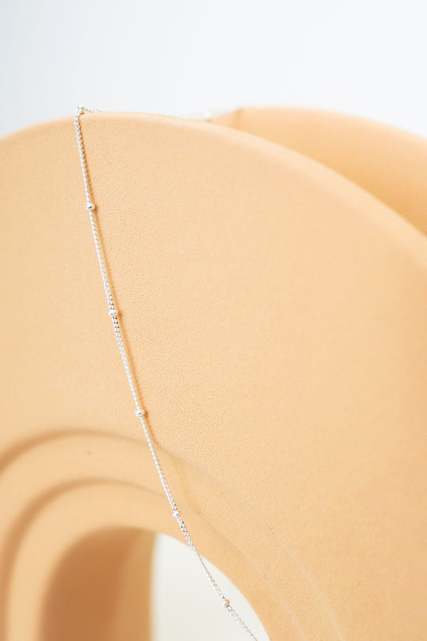Minimal 925 silver necklace