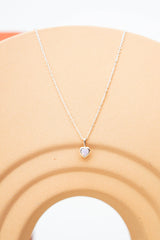 925 silver heart shape necklace