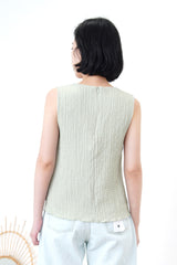 Green texture vest