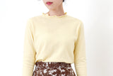 Butter inner in ruffle fringe