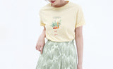 Green grass pattern skirt