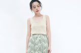 Green grass pattern skirt