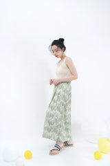 Green grass pattern skirt