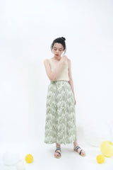 Green grass pattern skirt