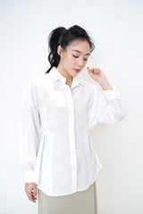 White premium shirt w/ waist strap