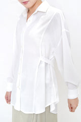 White premium shirt w/ waist strap