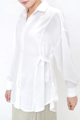 White premium shirt w/ waist strap