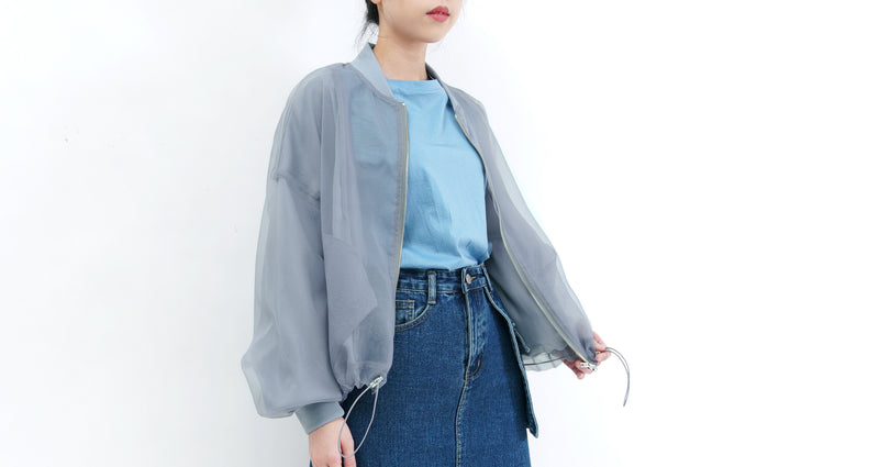 Cyan basic tee top