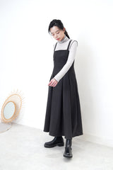 Charcoal grey corset dress in detail pleats