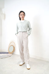Mint v neck premium sweater