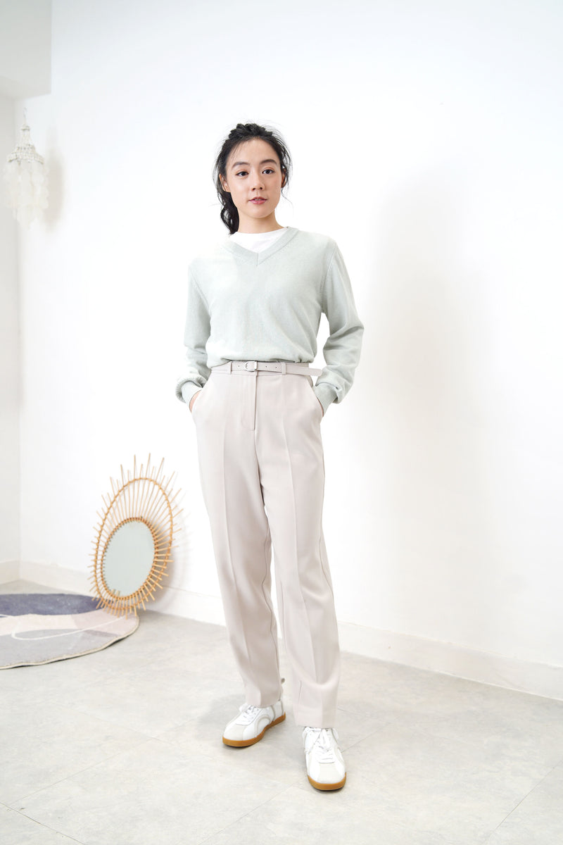 Mint v neck premium sweater