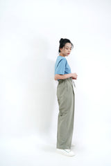 Cyan basic tee top