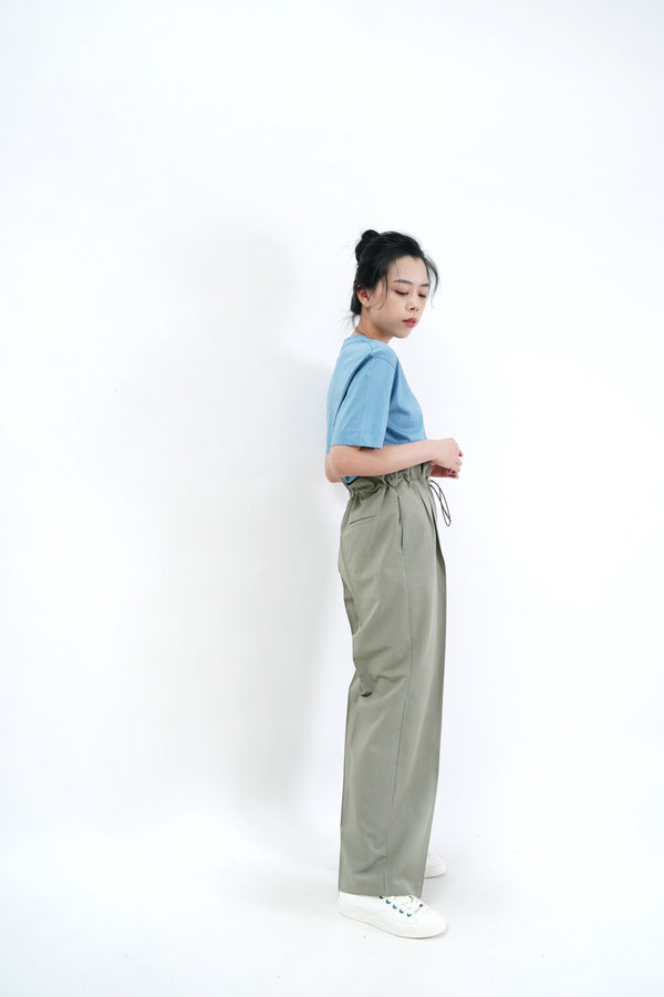 Cyan basic tee top