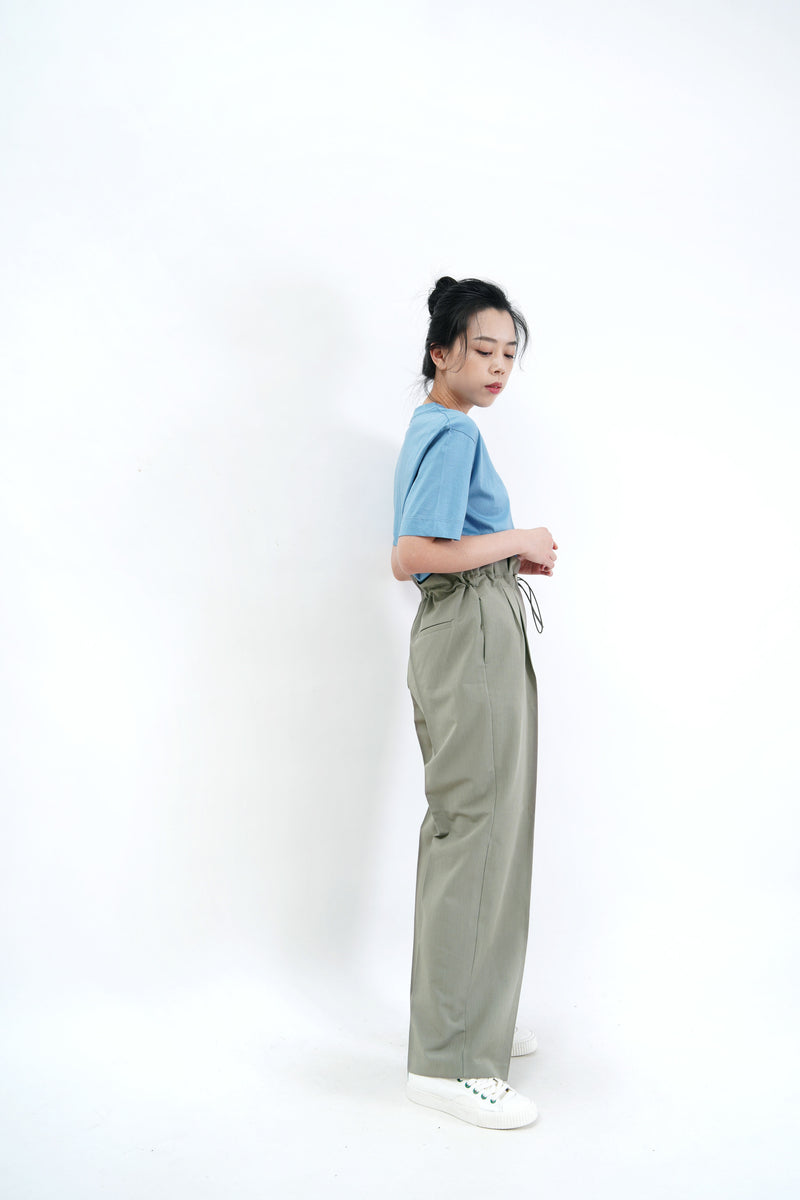 Cyan basic tee top