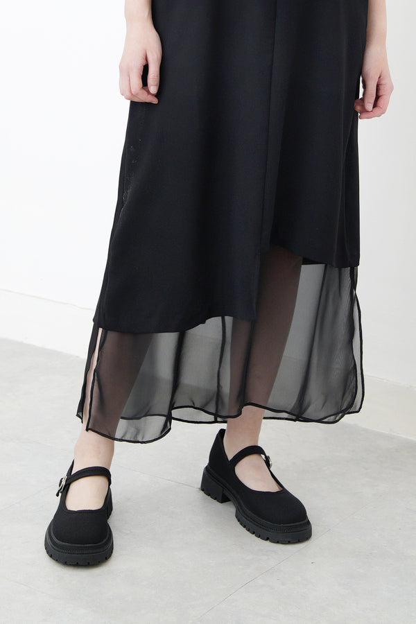 Black mary jane shoes