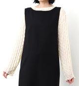 Black dress in twist detail back