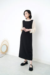 Black dress in twist detail back