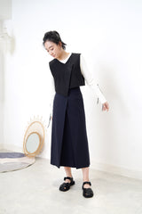 Black block strap sandals