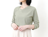 Avocado top in layering collar