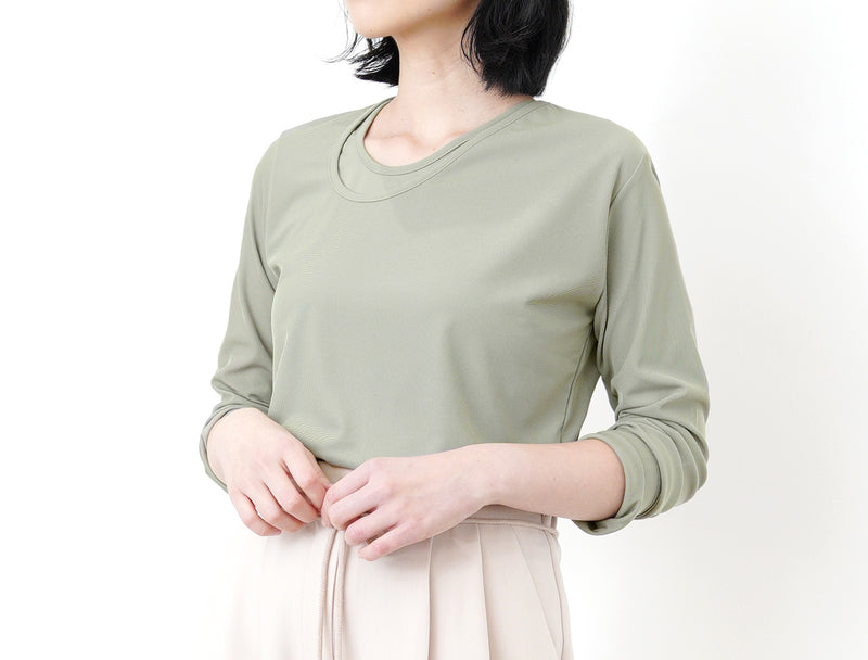 Avocado top in layering collar
