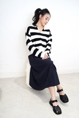 Black block strap sandals
