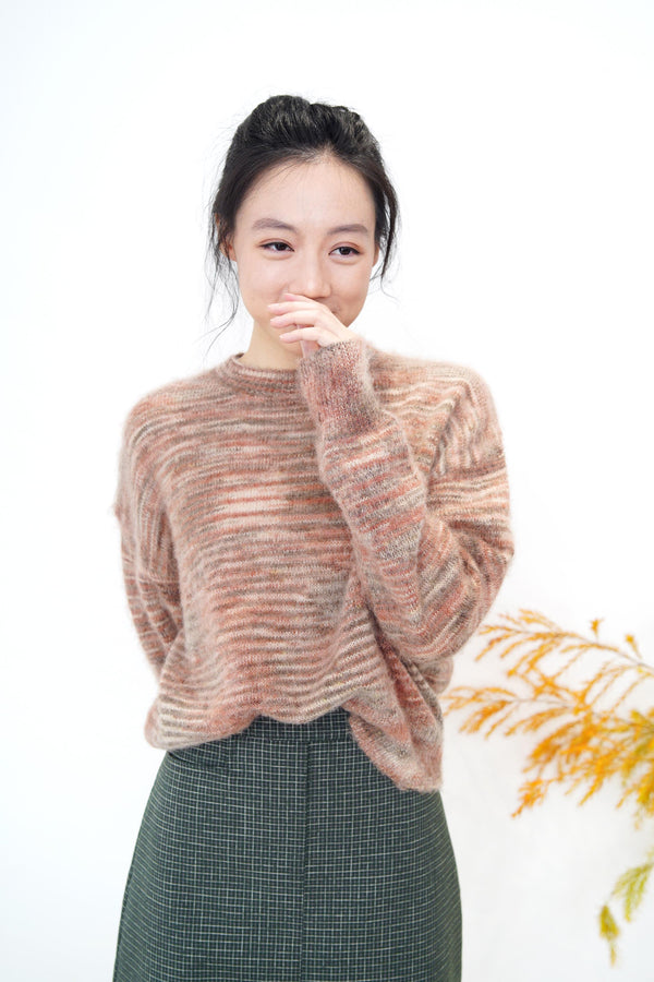 Brown tone soft sweater